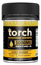 Load image into Gallery viewer, Torch 5000mg Diamond Drops D9 + THCa Gummies
