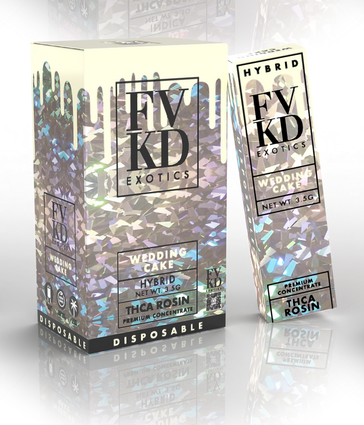 Fvkd Liquid Diamonds THCA Rosin Live Resin Disposable 3.5 grams