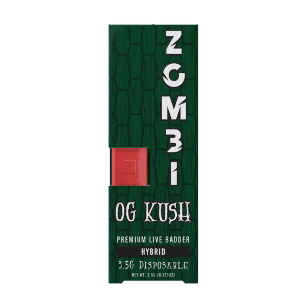 Zombi Live Badder 3.5g Disposable D8 Indica